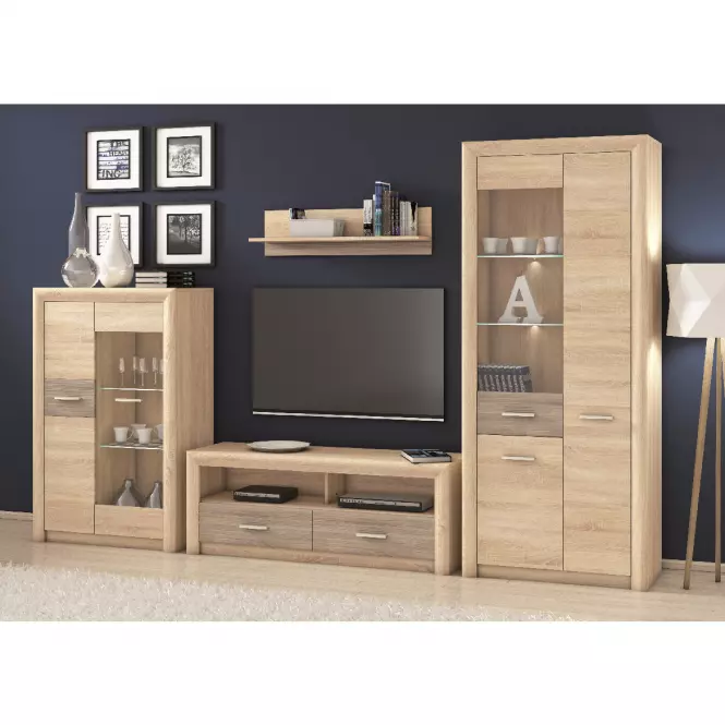 TV stolík 138 Castel 13 Sonoma/hľuzovka