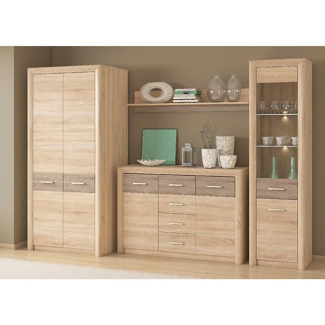 TV stolík 138 Castel 13 Sonoma/hľuzovka,6