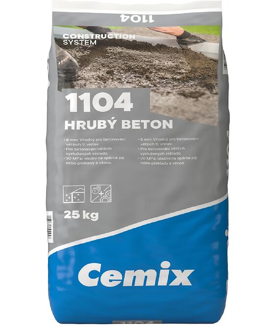 CEMIX Betón hrubý 30MPa 25kg