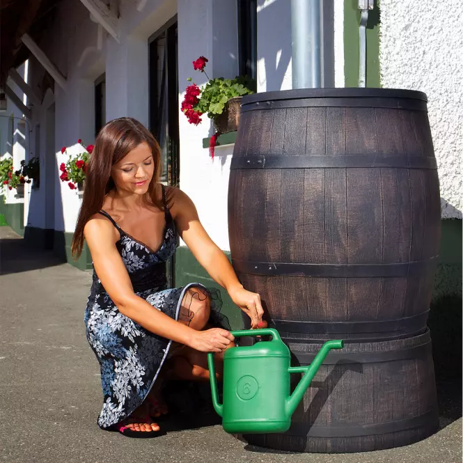 Sud na dažďovú vodu 120l hnedý,3