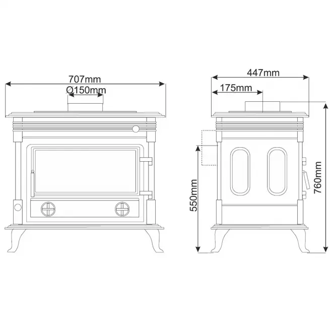 Krbové kachle Asti 10kW