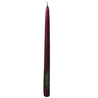 Svíčka Metalik kónická metalická lesklá 24 cm