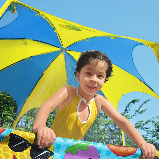 Detský bazén rámový so strešnou uv ochranou 56432