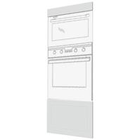 Dvierka Quantum D5AM/D5AE/D5AA 60/154 white super mat
