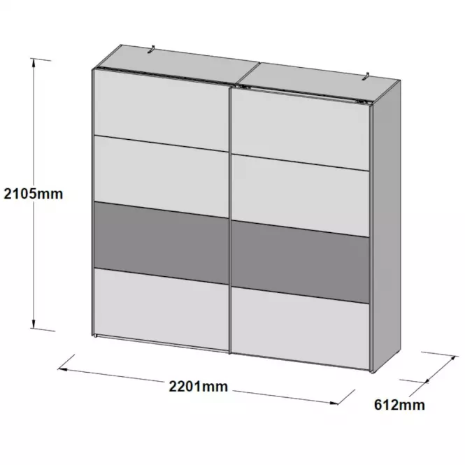 Skriňa Jakobina 220 RCQS92411-C795,3
