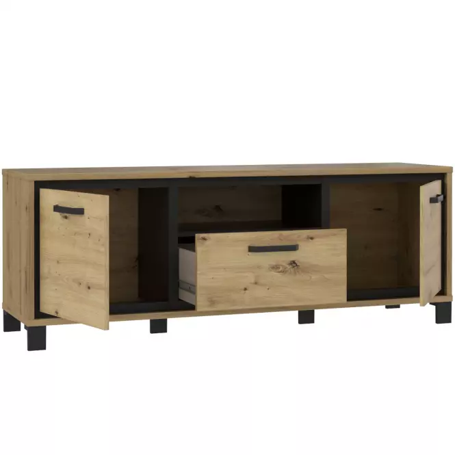 TV stolík Trondheim 2D1S TDHT132 Dub Aristan,5