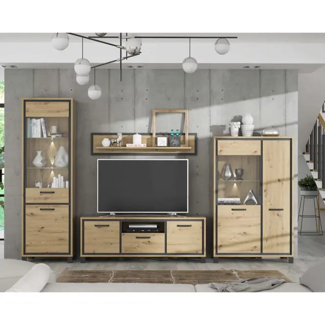 Komoda L Trondheim 2D TDHK232L Dub Aristan,12