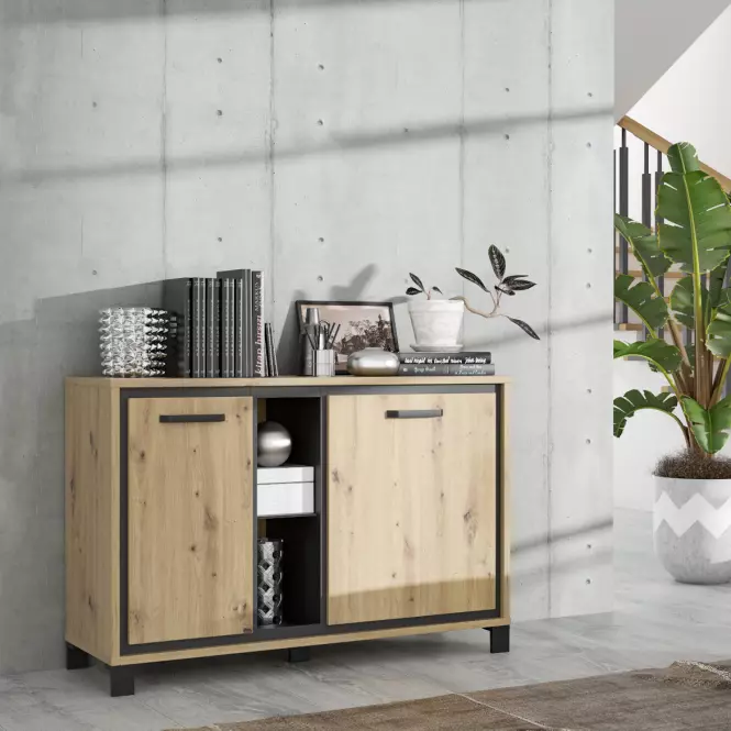 Komoda L Trondheim 2D TDHK232L Dub Aristan,9