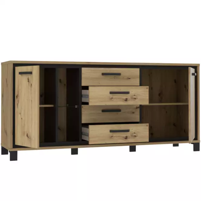 Komoda L Trondheim 2D4S TDHK242L Dub Artisan,2