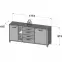Komoda L Trondheim 2D4S TDHK242L Dub Artisan,3