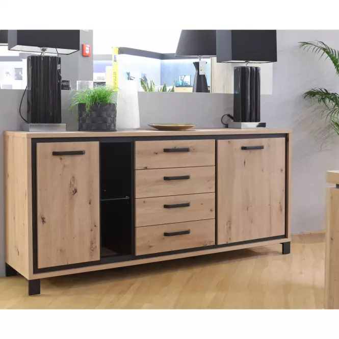 Komoda L Trondheim 2D4S TDHK242L Dub Artisan,5