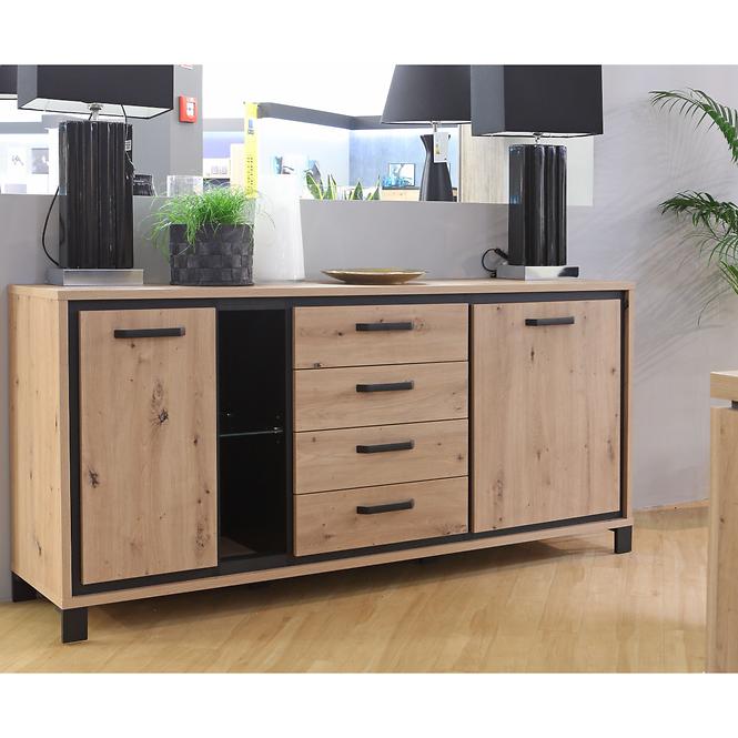 Komoda L Trondheim 2D4S TDHK242L Dub Artisan,5