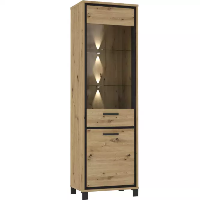 Vitrína L/P Trondheim 2D TDHV712 Dub Artisan
