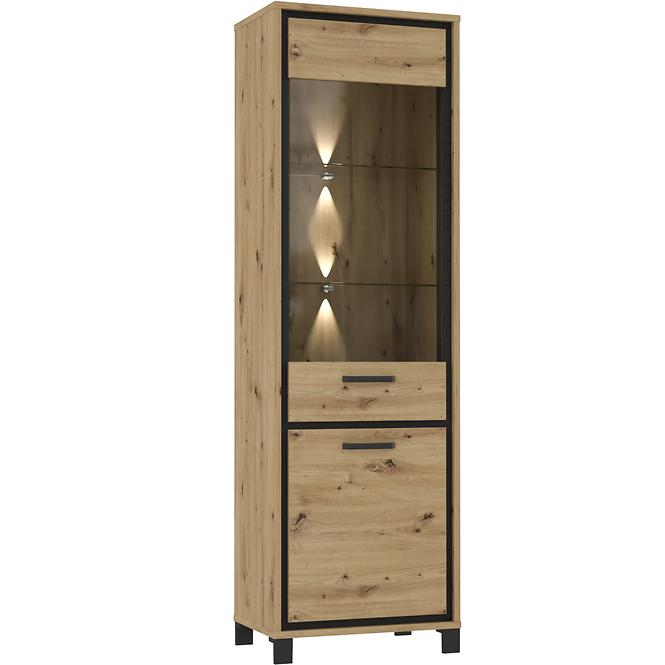 Vitrína L/P Trondheim 2D TDHV712 Dub Artisan