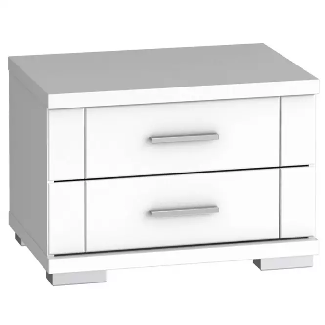 Nočný stolík Snow SNWK02 biely mat,4