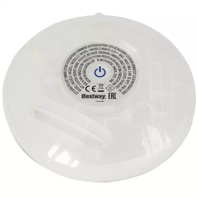 Plávajúce LED bazénové svetlo 4 farby 58419
