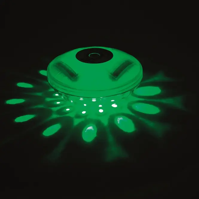 Plávajúce LED bazénové svetlo 4 farby 58419,12