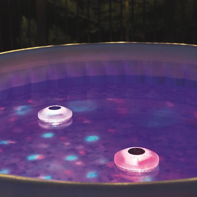Plávajúce led bazénové svetlo 4 farby 58419