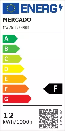 Žiarovka LED EM 12W A60 E27 4200K,4