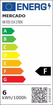 Žiarovka LED EM 6W R50 E14 2700K