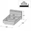 Posteľ Snow 126X200 SNWL222 biely mat,2