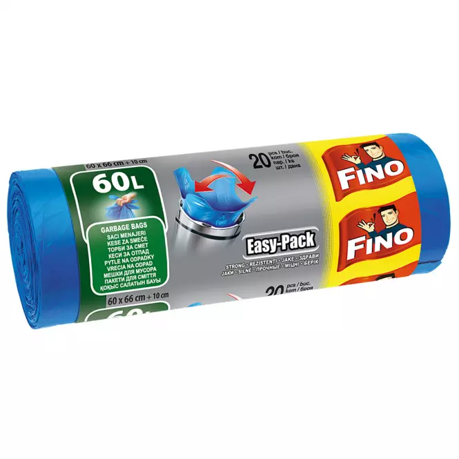 Vrecia na odpad Easy Pack 60 L 20 ks