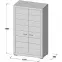 Skriňa Snow 2D SNWS82 biely mat,5
