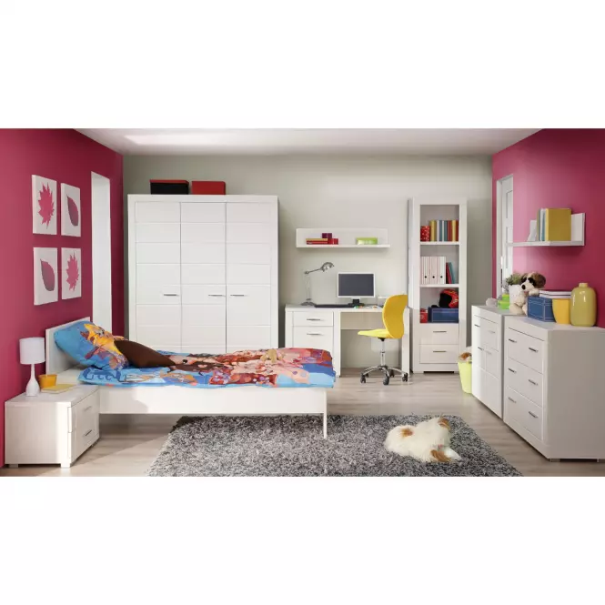 Skriňa Snow 2D SNWS82 biely mat,7