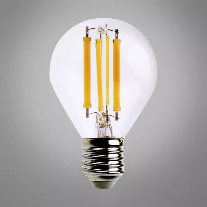 Žiarovka Filament LED G45 6W/600LM teplý
