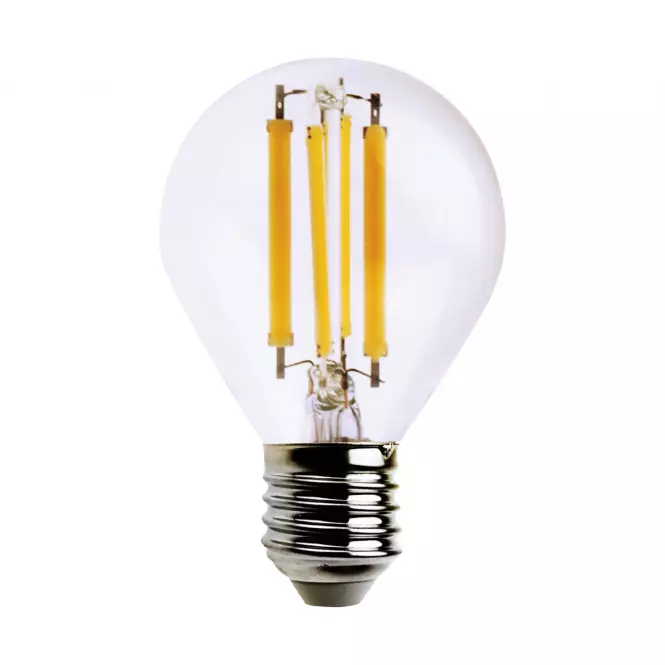 Žiarovka Filament LED G45 6W/600LM teplý,2