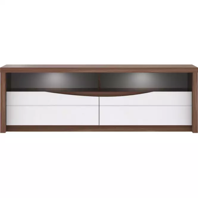 TV stolík SAINT TROPEZ 148 dub sangallo/biela lesk