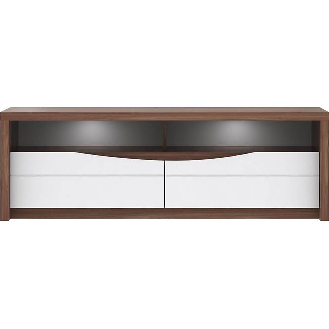 TV stolík SAINT TROPEZ 148 dub sangallo/biela lesk