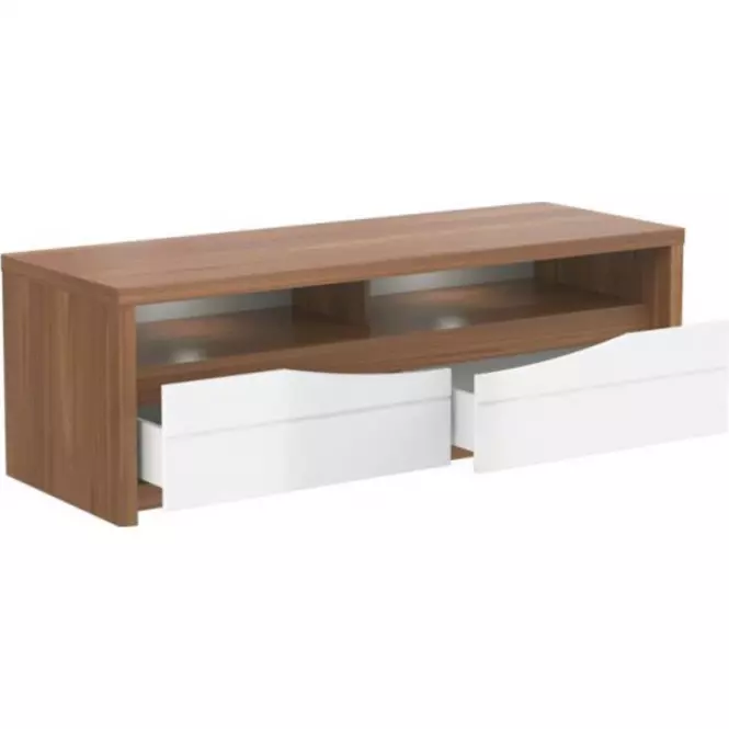 TV stolík SAINT TROPEZ 148 dub sangallo/biela lesk