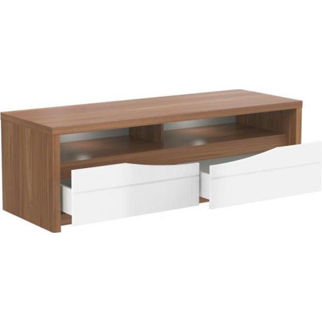 TV stolík SAINT TROPEZ 148 dub sangallo/biela lesk