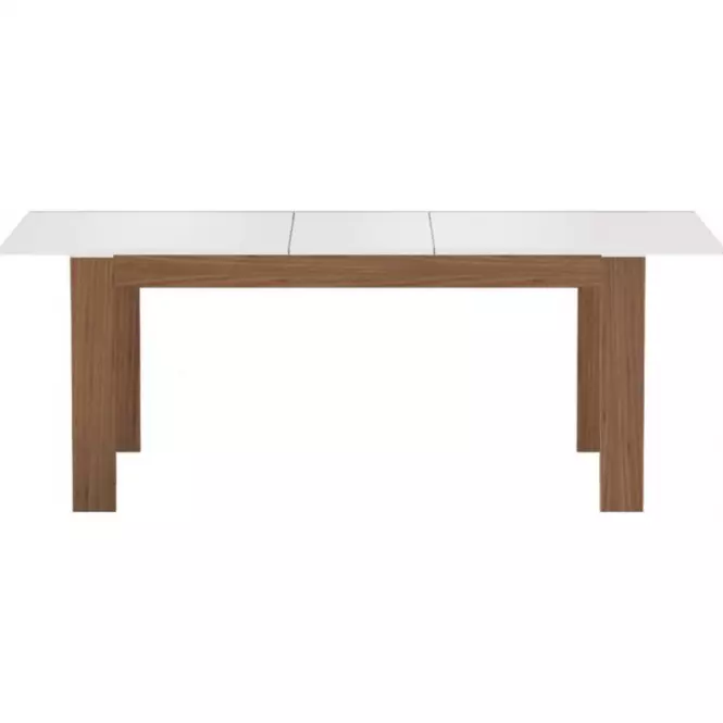 Rozkladací stôl Saint Tropez 160/206x90 cm Dub sangallo/Biela lesk