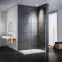 Sprchová Stena WALK-IN Soft 100x195 chrómový profil,5