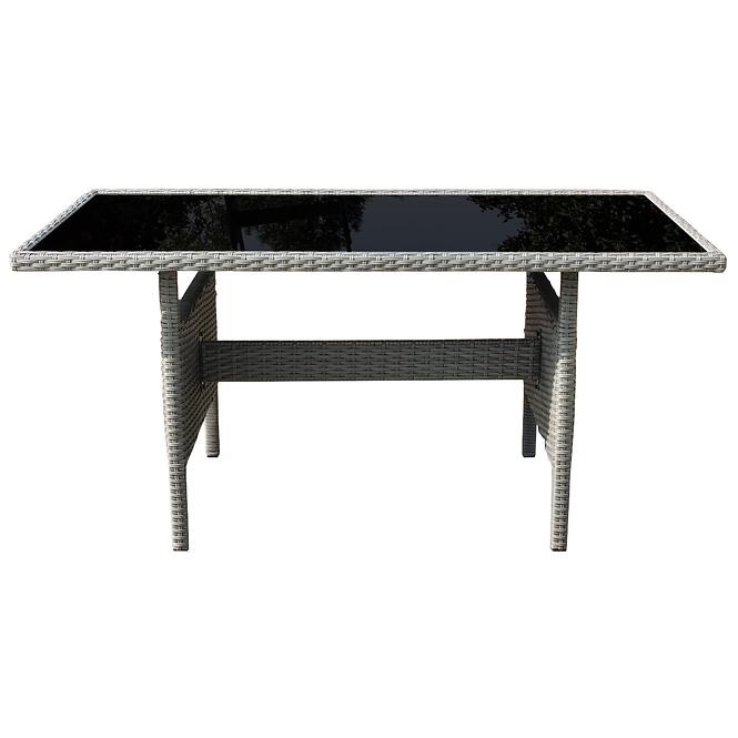 Komplet technoratanový Julia svetlosivá