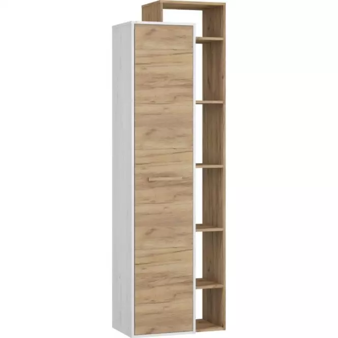 Skriňa RIO P craft biela/zlatý