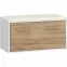 Skrinka na topánky RIO craft biela/zlatý