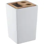 Pohár na kefky biely 06578 Pure Bisk