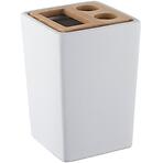 Pohár na kefky biely 06578 Pure Bisk