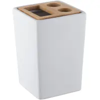 Pohár na kefky biely 06578 Pure Bisk