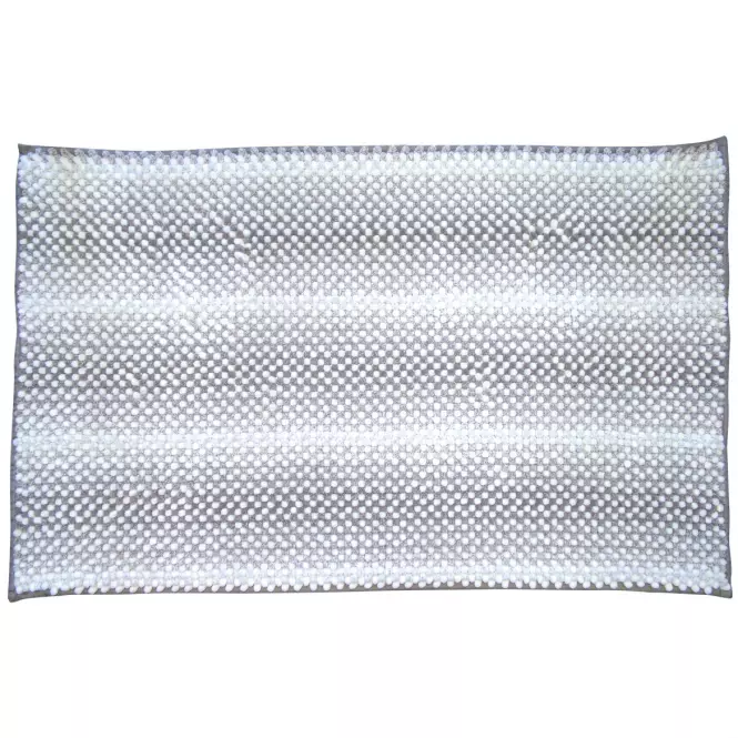 Kúpeľňový koberček Drop Sivá/Biela 50x80 cm