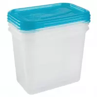 Sada dóz na potraviny - obdĺžnik 3x1l