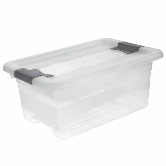 Úložný box Crystal transparentný