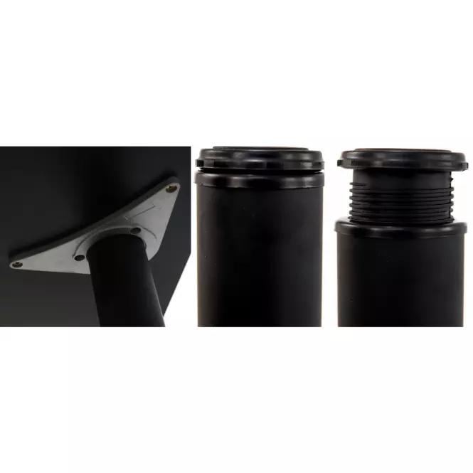 Písací Stôl Pre Hráča 136x66x18 Model 0 čierna Low,4