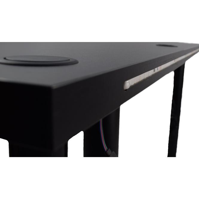Písací Stôl Pre Hráča 136x66x28 Model 2 čierna Low