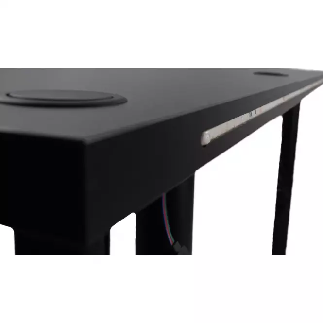 Písací Stôl Pre Hráča 136x66x28 Model 2 čierna Low,2