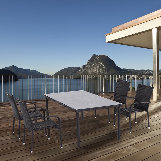 Stôl technoratan Haiti hnedý,3