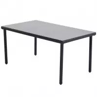 Stôl technorattan Haiti hnedý